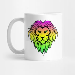 My Spirit Animal- Beautiful Multi-color Lion Head Mug